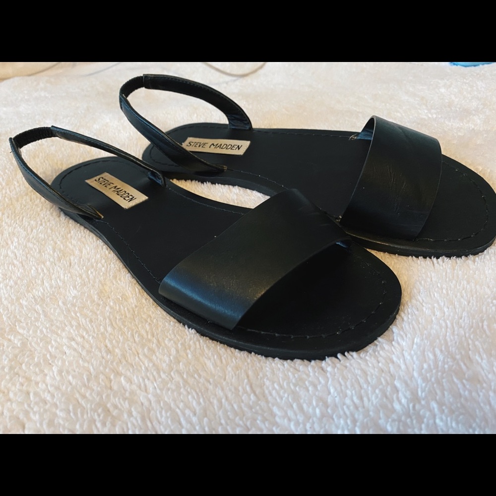 Steve Madden black sandals - Picture 2 of 3